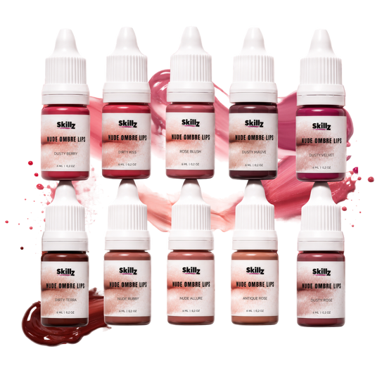NUDE OMBRE LIPS - set of 10